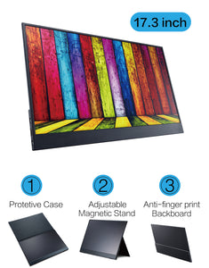 [4F173] 17.3 inch Type-C FHD Portable Gaming Display